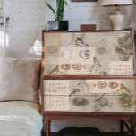 Vintage Birds Nest Eggs Script Ephemera Decoupage Tissue Paper<br><div class="desc">LG sized tissue can be used on a pair of doors. We also have the same image split into a left and right version XL size. "Vintage Birds Nest Eggs Script Ephemera Decoupage, heavy weight tissue paper for painted furniture." Rustic yet elegant botanical birds both in painted and hand drawn...</div>