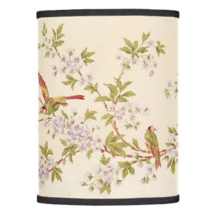 Vintage Birds On Flowering Tree Frieze Lamp Shade