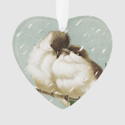 Vintage Birds Ornament