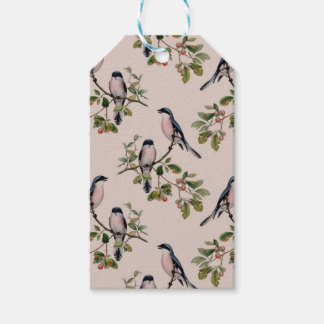 Vintage Birds Print Gift Tags