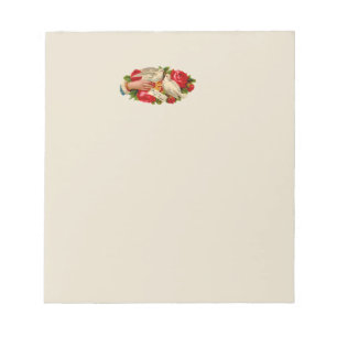 Vintage Birds Victorian Love Dove Classic Art Notepad