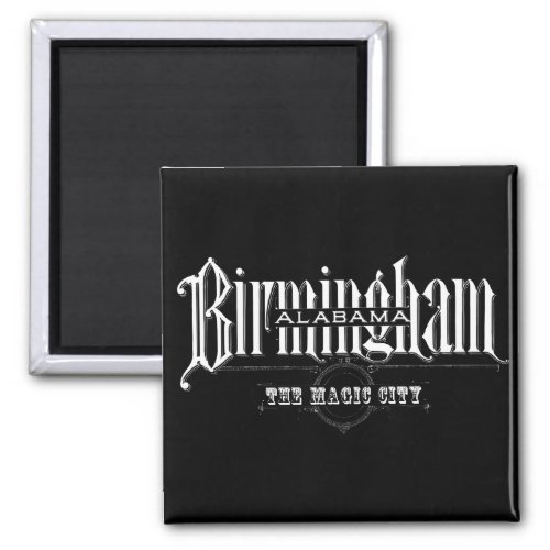 Vintage Birmingham AL Magnet
