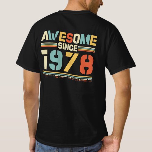 Vintage Birthday 1978 T_Shirt