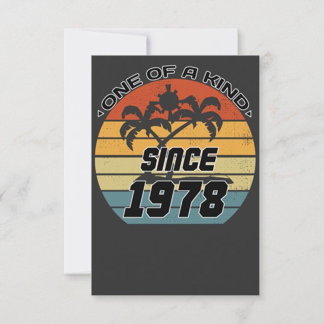 Vintage Birthday 78 Thank You Card (Front)