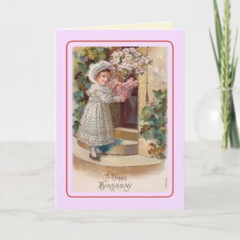 Vintage Birthday Card by Vintagearian at Zazzle