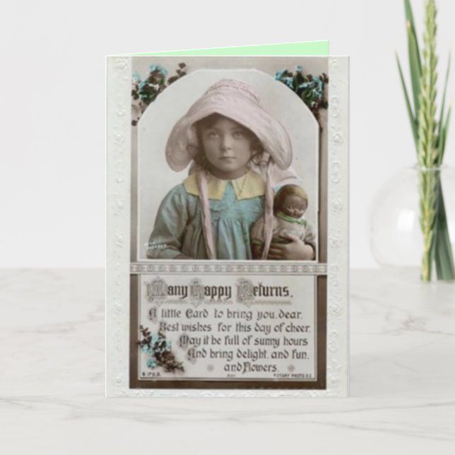 Vintage Birthday Card (Front)