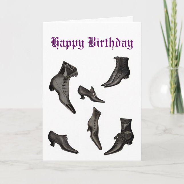 Vintage birthday card (Front)