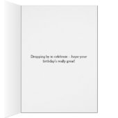 Vintage Birthday Cat in a Hat, (Inside (Right))