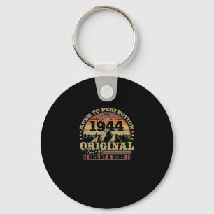 Vintage Birthday Gift 1944 Keychain
