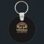 Vintage Birthday Gift 1965 Keychain<br><div class="desc">Celebrate a milestone with this vintage birthday gift from 1965. Perfect for anyone turning 59 this year!</div>