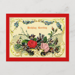 Vintage Birthday Greeting Card