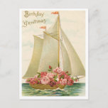 Vintage Birthday Postcard<br><div class="desc">Cute Birthday Card</div>