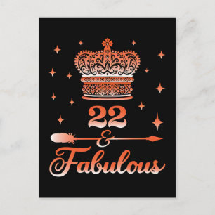 Vintage Birthday Queen Retro 2026 Celebration Holiday Postcard