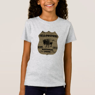 Vintage Bison Yellowstone National Park T-Shirt