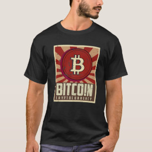 Vintage Bitcoin Cryptocurrency Coin BTC Hodl Graph T-Shirt