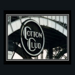 Vintage Black and White Cotton Club Print 16 x 20<br><div class="desc">Nostalgic Black and White Print - Cotton Club 16 x 20</div>
