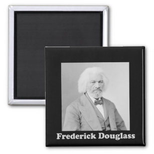Vintage Black and White Photo Frederick Douglass Magnet