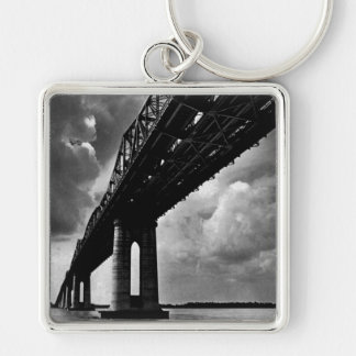 VINTAGE BLACK AND WHITE PHOTO KEY CHAIN