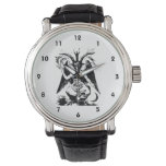 Vintage Black Baphomet Watch at Zazzle