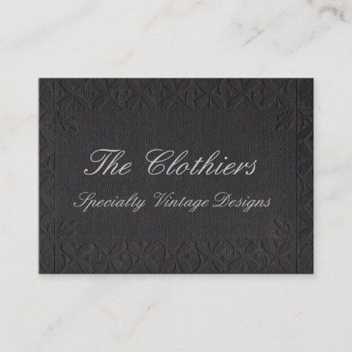 Vintage Black Book Business Card Templates