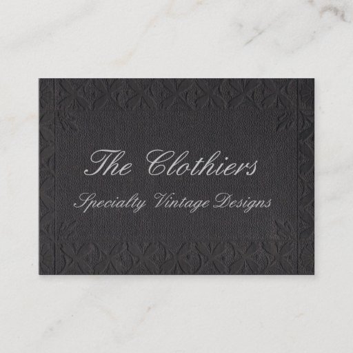 Customizable Vintage Black Book Business Card Templates