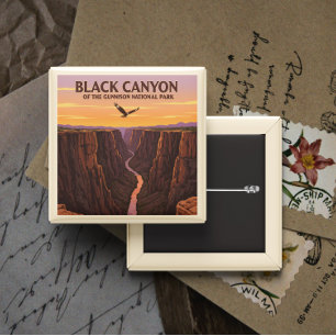 Vintage Black Canyon of the Gunnison National Park Button