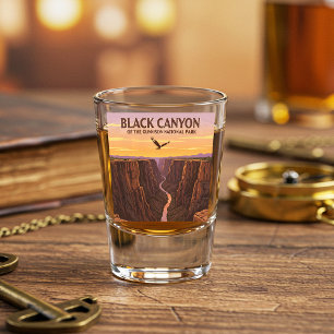 Vintage Black Canyon of the Gunnison National Park Shot Glass