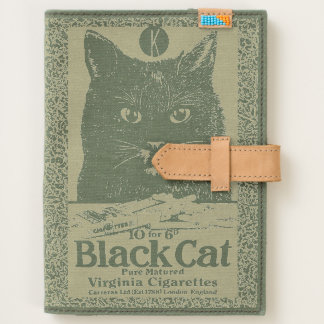 Vintage Black Cat Cigarette Ad Art Journal
