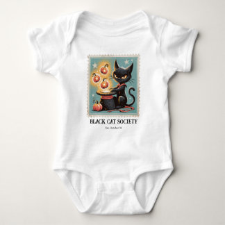 Vintage Black Cat Halloween Shirt