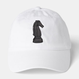 Vintage black chess piece hat