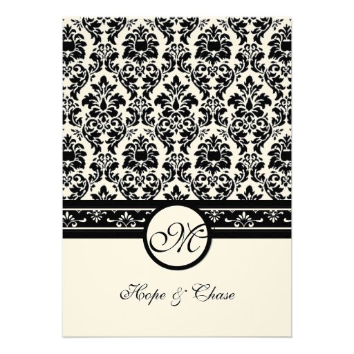 Damask Invitation Border 6