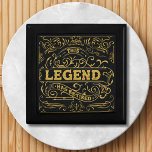 Vintage Black Gold Legend Retirement Gift Box<br><div class="desc">Celebrate retirement in style with our Vintage Black Gold This Legend Has Retired Retirement gift box. A keepsake of a happy retirement!</div>