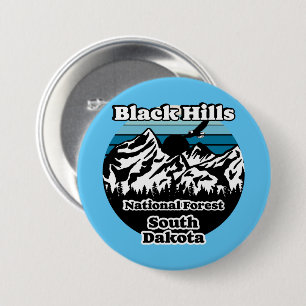 Vintage Black Hills National Forest South Dakota Button