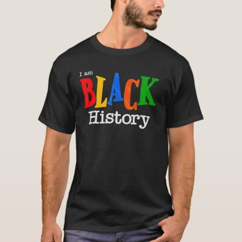 Vintage Black History Month  Fist Women Men T_Shirt