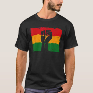 Vintage Black History Month Shirt Fist Women Men S