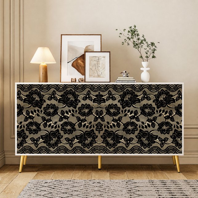 Vintage Black Lace decoupage Tissue Paper (Creator Uploaded)
