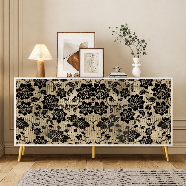 Vintage Black Lace decoupage Tissue Paper (Creator Uploaded)