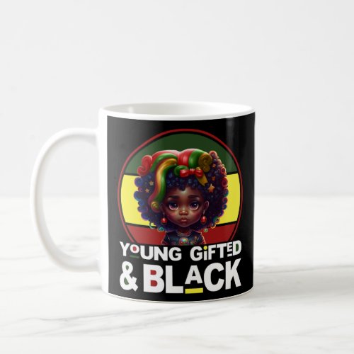 Vintage Black Month History Young ed Kids Baby Gir Coffee Mug