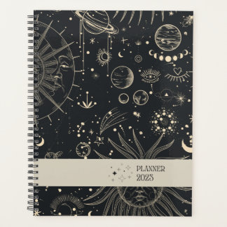 Vintage Black Mystic Astral Planner