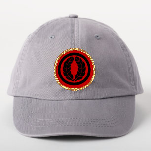 Vintage Black Nakagawa Japan Kamon Mon Art Patch