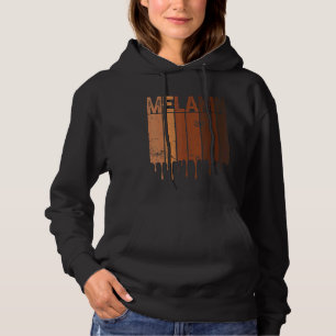 Vintage Black Pride Blm Melanin Women Men Afro Que Hoodie