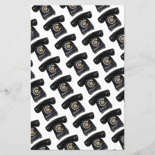 Vintage Black Rotary Phone