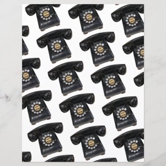 Vintage Black Rotary Phone