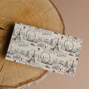 Vintage Black & White Europe Images Label