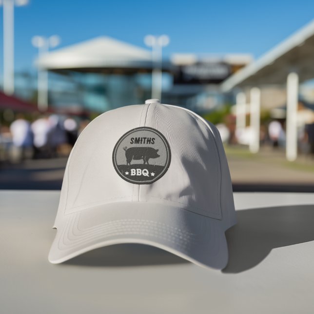 Vintage Black White Gray Pig Logo Distressed Patch (Creator Uploaded)