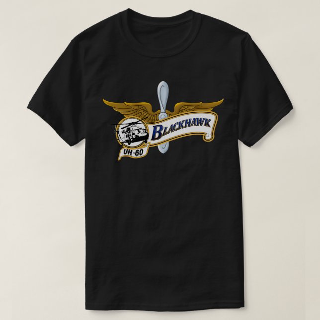 Vintage Blackhawk design T-Shirt (Design Front)
