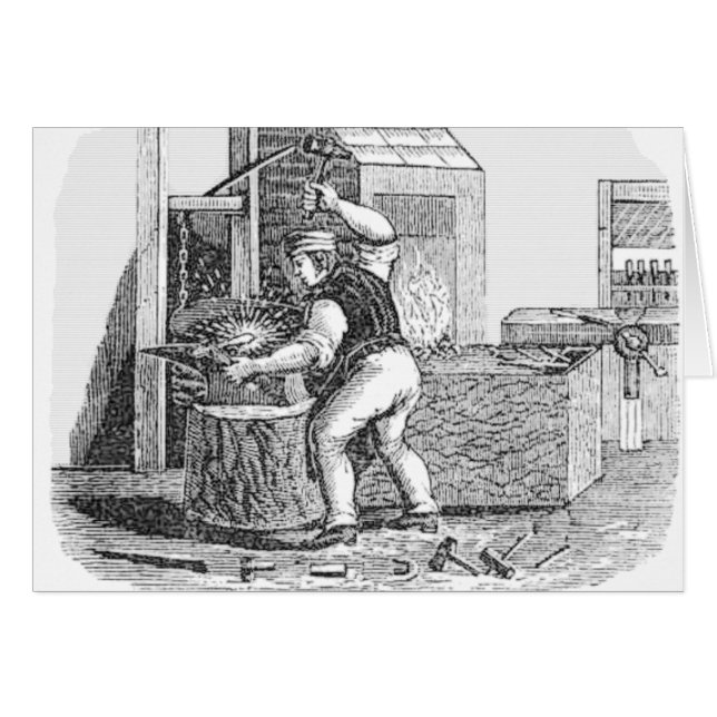Vintage Blacksmith Cards (Front Horizontal)