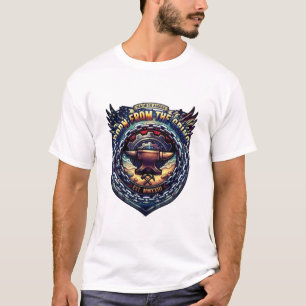 Vintage Blacksmith Industrial Emblem Graphic T-Shi T-Shirt