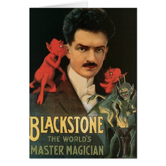 Vintage Blackstone The World's Master Magician (Front)