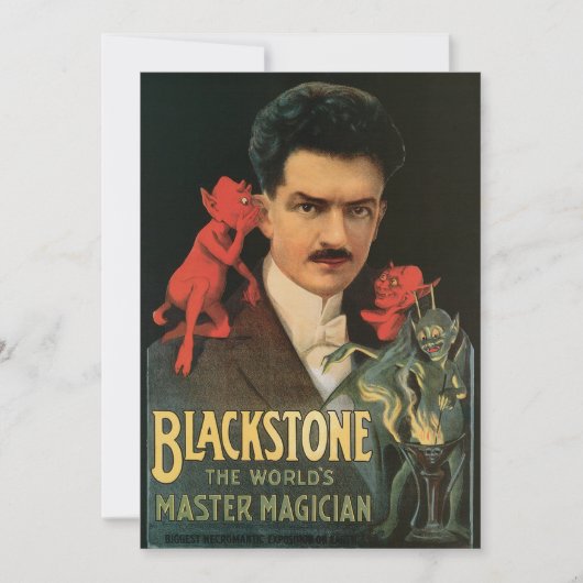 Vintage Blackstone The World's Master Magician (Front)